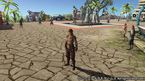 PS4基地シンボル四都督と呂蒙の画像(トロピカルテーマ)