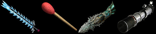 焔刃剣と螺旋弩の上位・異色武器のトップ画像